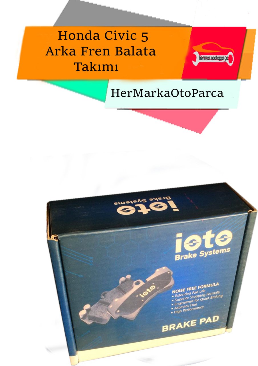 Honda Euro Civic 92-, Jazz, City 2006- Arka Fren Balata Takımı Disk