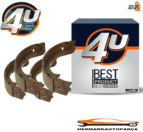 AUDİ 80, POLO CLS HB, GOLF II JETTA II ARKA PABUÇ BALATA 83-92 180X31mm