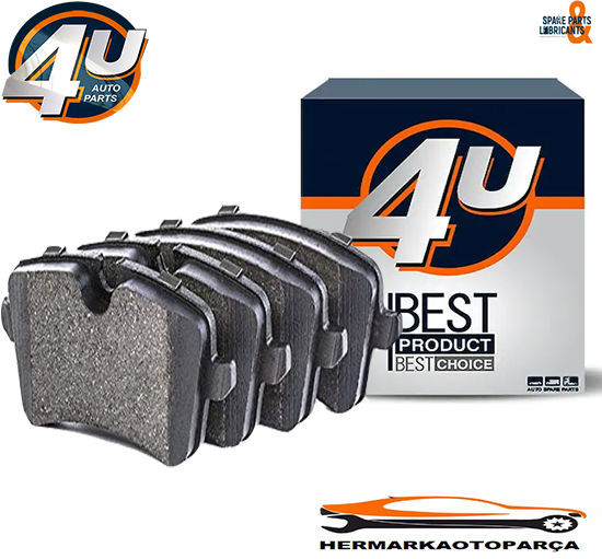 BMW E87 116i E90 316i Arka Fren Balatası Kulaksız