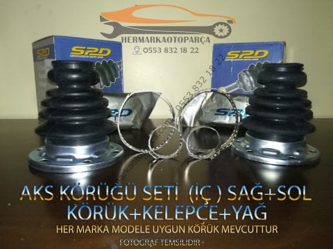 AUDİ A3 GOLF5 03-12 SACLI SAĞ+SOL 2TAKIM İÇ AKS KÖRÜĞÜ SETİ