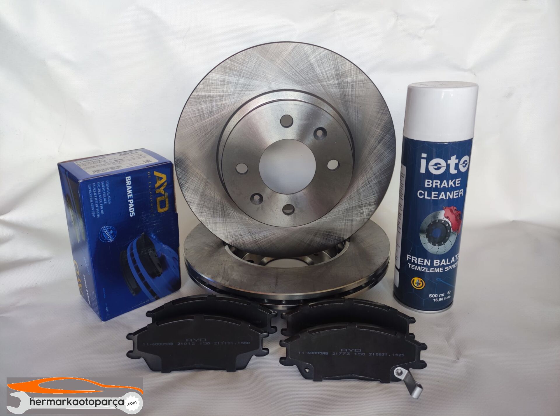 HY. ACCENT 00-05 ÖN DİSK+BALATA FREN SETİ TK.