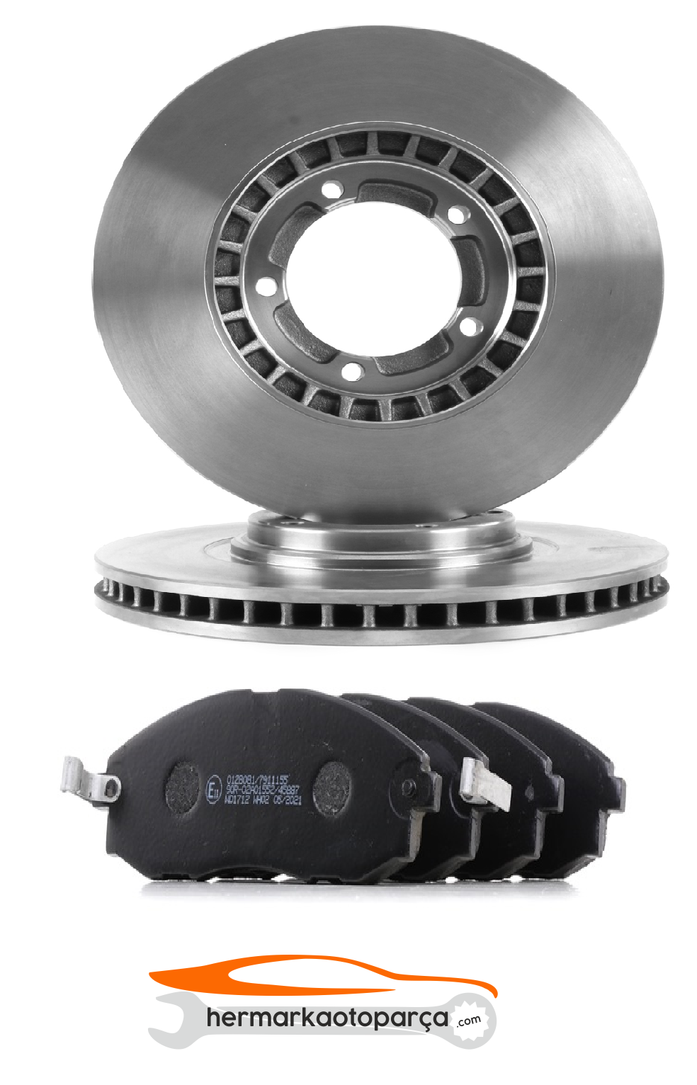 HYUNDAİ STAREX 97-02 ÖN DİSK+BALATA FREN SETİ 254mm (TAKIM SAĞ-SOL)