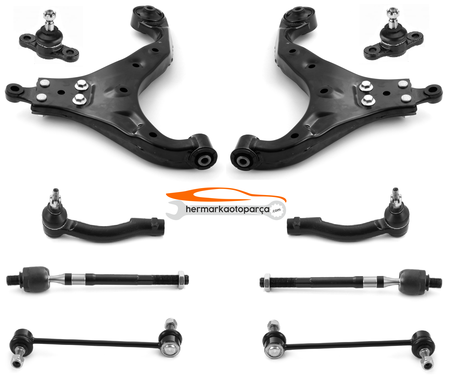 HYUNDAİ TUCSON 04- ÖN (SALINCAK) TAMİR SETİ TK. 10 PARÇA