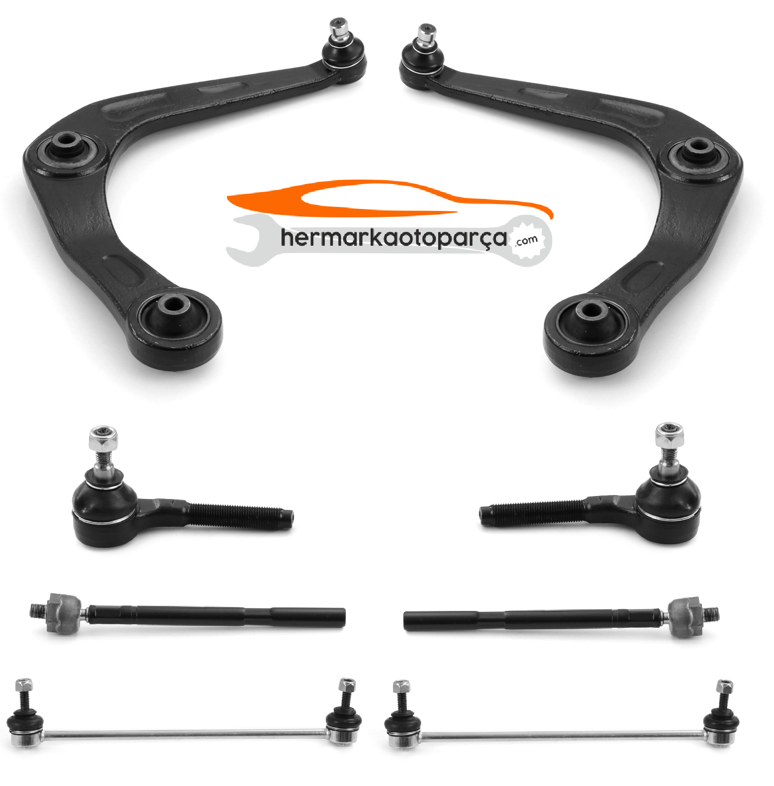 PEUGEOT 206 98- ÖN (SALINCAK) TAMİR SETİ TK. 10 PARÇA