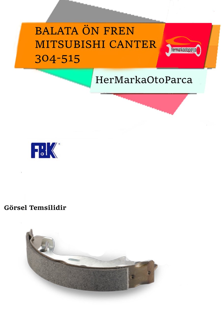 BALATA ÖN FREN MITSUBISHI CANTER 304-515