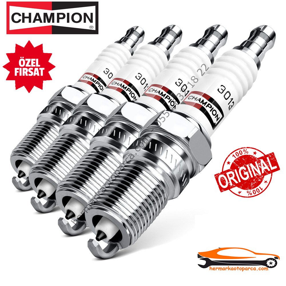 SKODA FELİCİA 1,3 95-02 CİFT TIRNAK BUJİ ORJİNAL CHAMPİON 4ADET