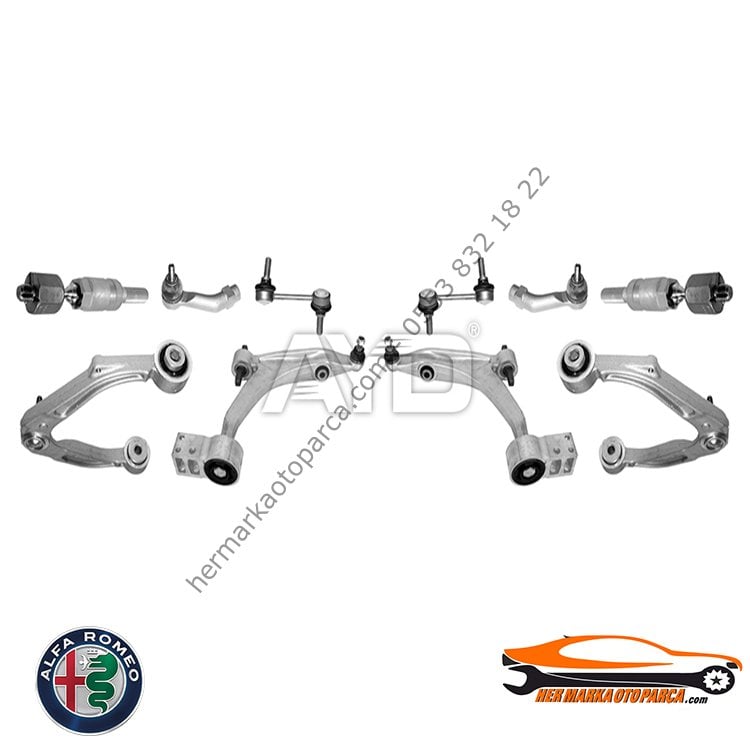 ALFA ROMEO 159 SALINCAK ÖN TAKIM TAMİR SETİ 10 PARÇA