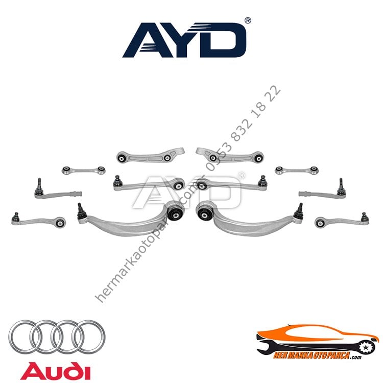 AUDİ A8 2009- ÖN TAKIM (SALINCAK) TAMİR SETİ 12 PARÇA