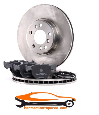 Bmw X5 E53 Ön Fren Seti (Kit Disk+Balata+Fiş) 332mm 3.0d 4.4i 2000-2007 (Tk.Sağ+sol)