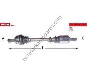 PEUGEOT 406 HDI ABS'LI 48D SAĞ AKS