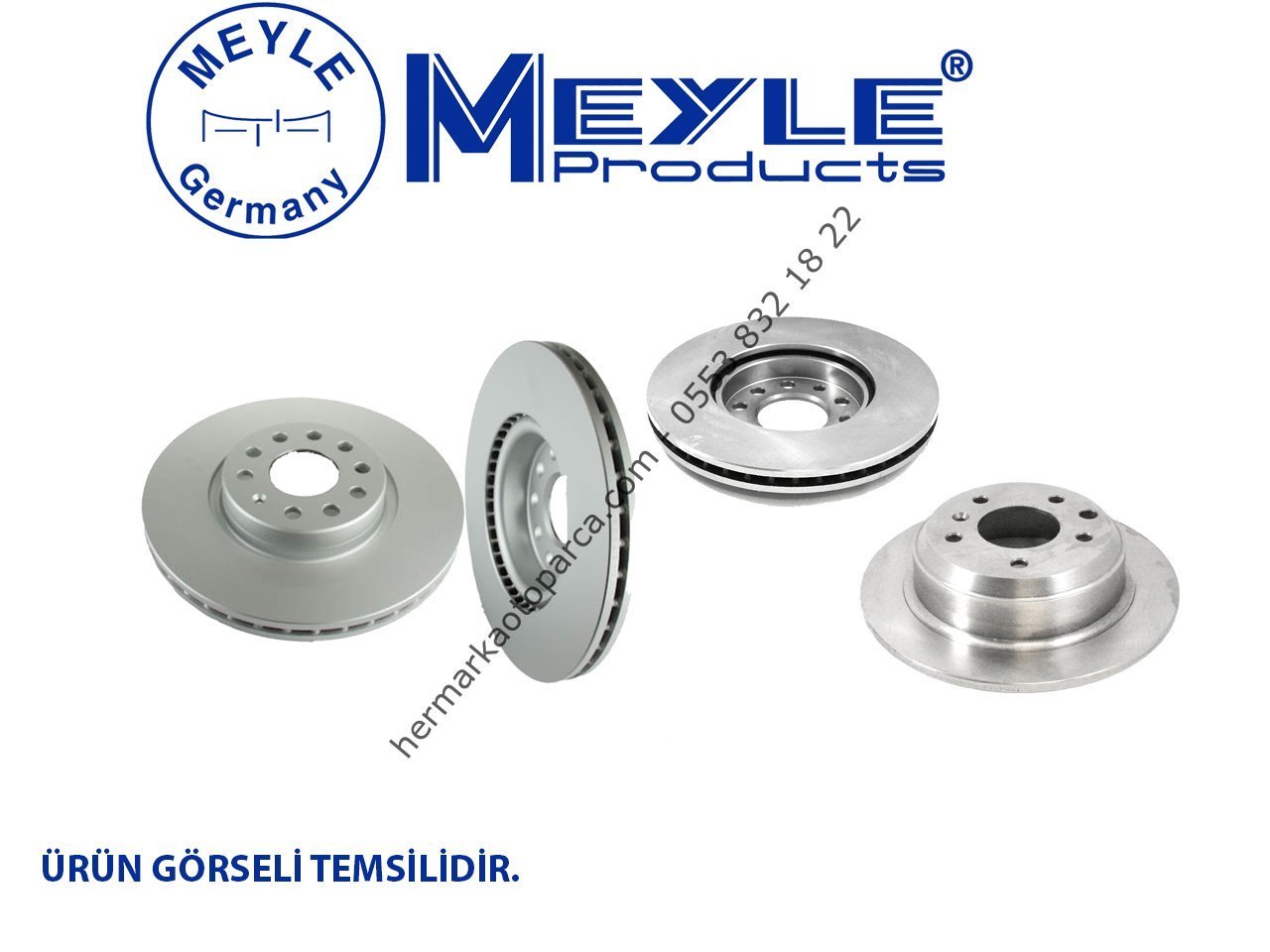 MERCEDES BENZ B-CLASS W246 B160, B180 ÖN FREN DİSKİ 280mm HAVALI ( -SPOR PAKET) MEYLE 2013- (TAKIM SAĞ-SOL)