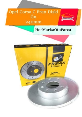 Opel Corsa C 1.0 1.2 Fren Diski Ön Abs'siz 240mm Takım